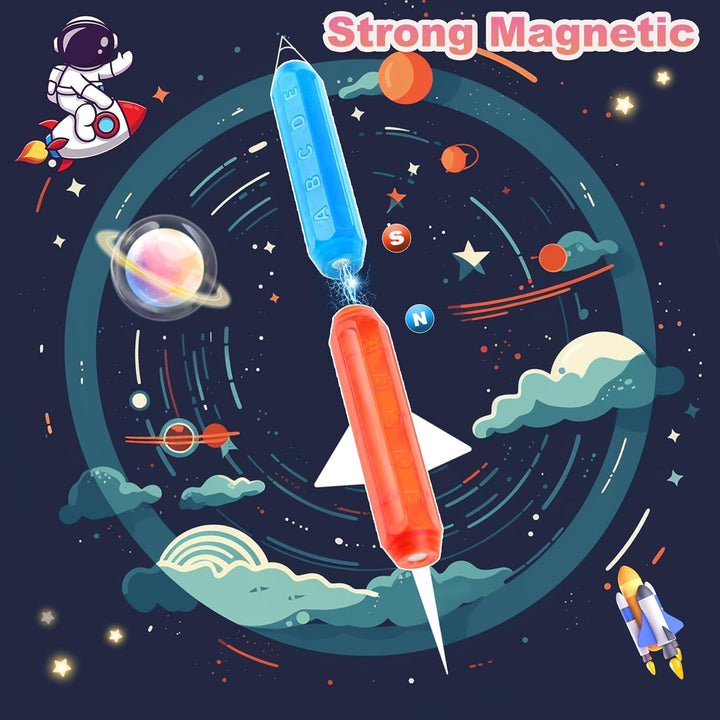 SVYHUOK Magnetische Bausteine 52 Stück Magnete Kinder, Magnetic Bauklötze Baukasten Spielzeug, Kreat