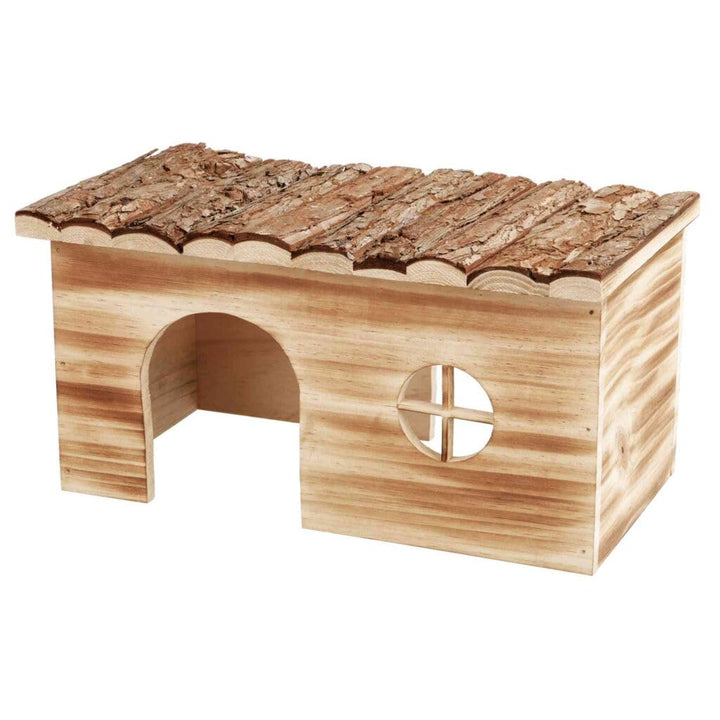 Trixie 61974 Natural Living Haus Grete, geflammt, 35 × 18 × 20 cm, 35 × 18 × 20 cm