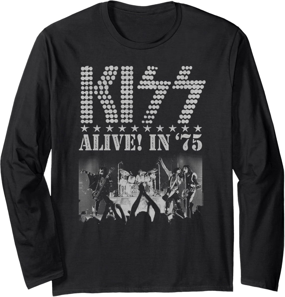 KISS - Lebendig in 1975 Tour Langarmshirt