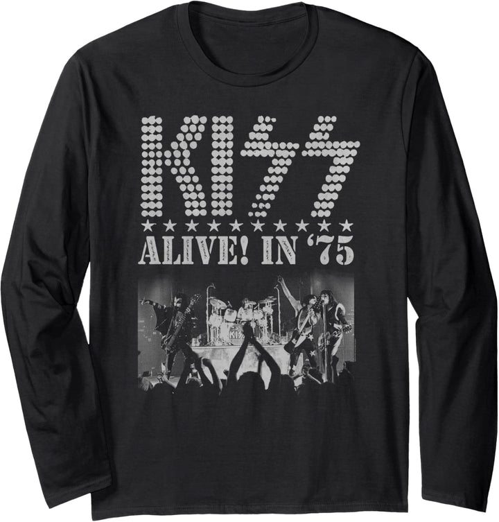 KISS - Lebendig in 1975 Tour Langarmshirt