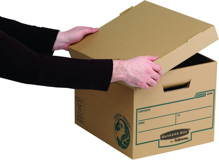 Bankers Box 4479901 Heavy-Duty Archivbox für Aktenordner Heavy Duty Archivbox, Heavy Duty Archivbox