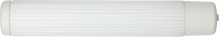 EGLO Wandlampe Bari 1, 2 flammige Spiegelleuchte mit Steckdose und Druckknopf, Wandleuchte aus Glas,