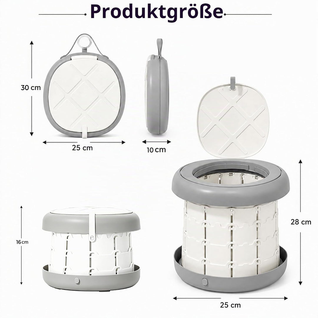 auvstar Töpfchen Falttoilette Kinder,Tragbare Baby Reise Töpfchen,Baby Kindertoilette,Tragbarer töpf