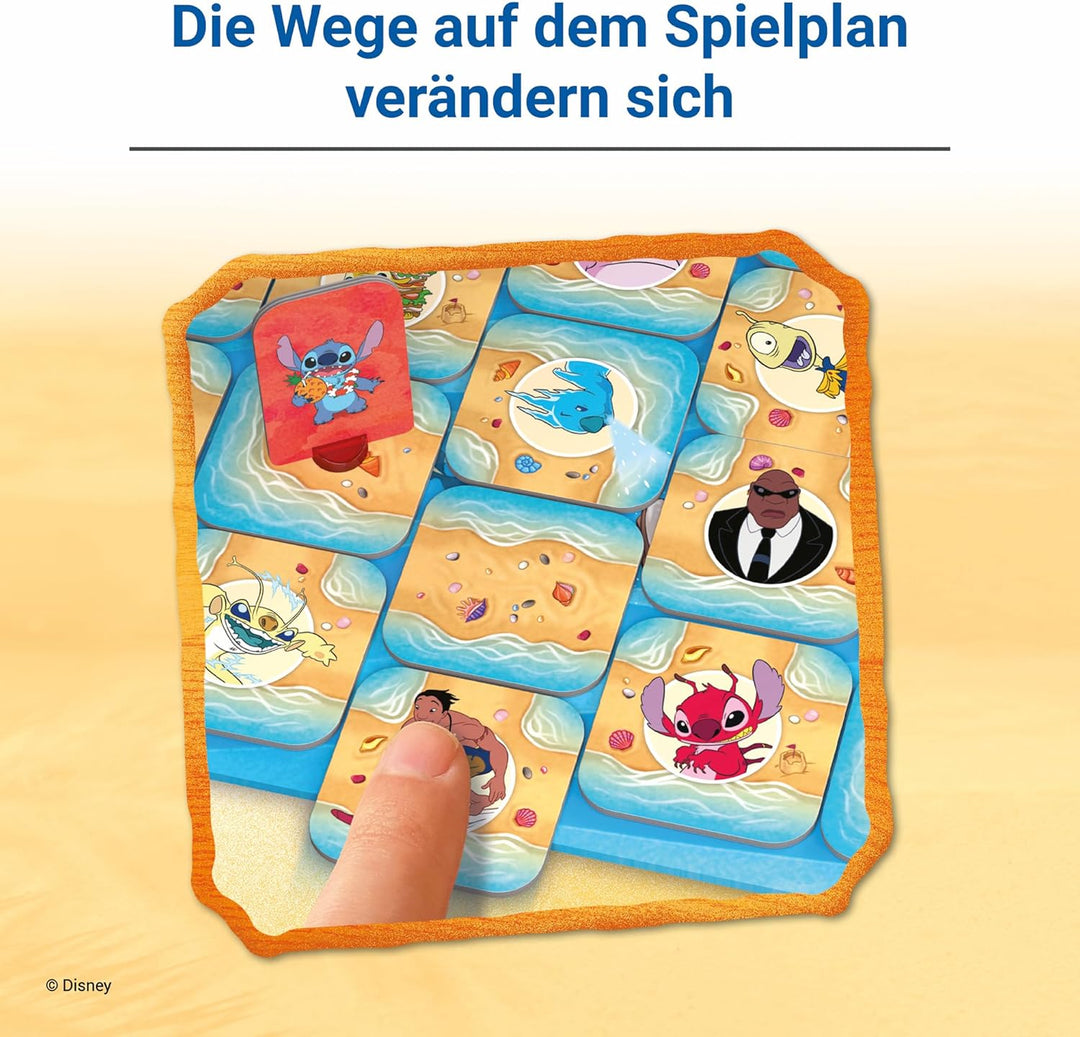 Ravensburger 24943 - Stitch Labyrinth - Der Spieleklassiker für 2-4 Spieler ab 7 Jahren mit dem lieb