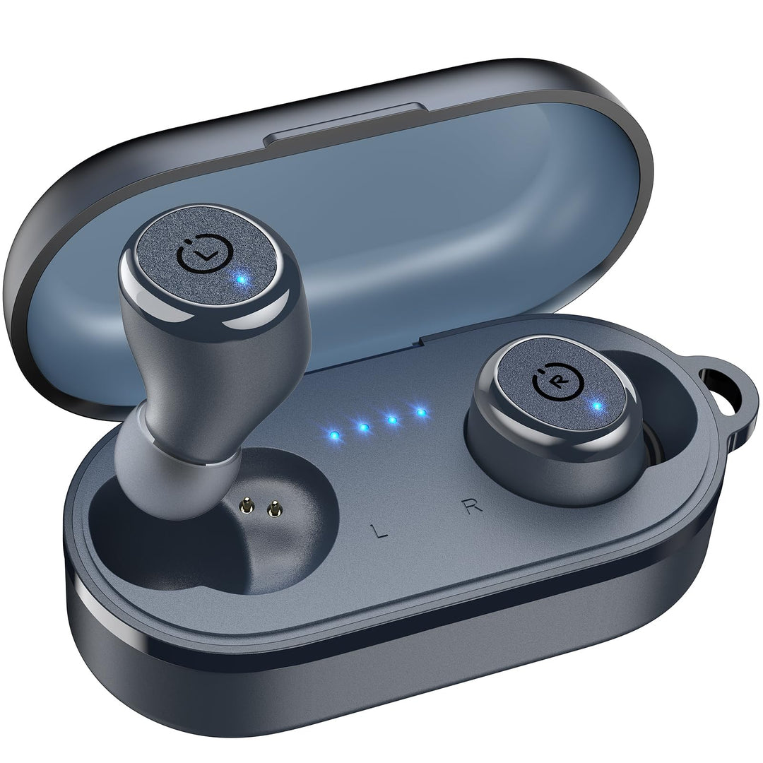 TOZO T10 Kopfhörer Kabellos Bluetooth In Ear mit Ladecase 55 Std. IPX8 | ENC für klare Anrufe und Kl