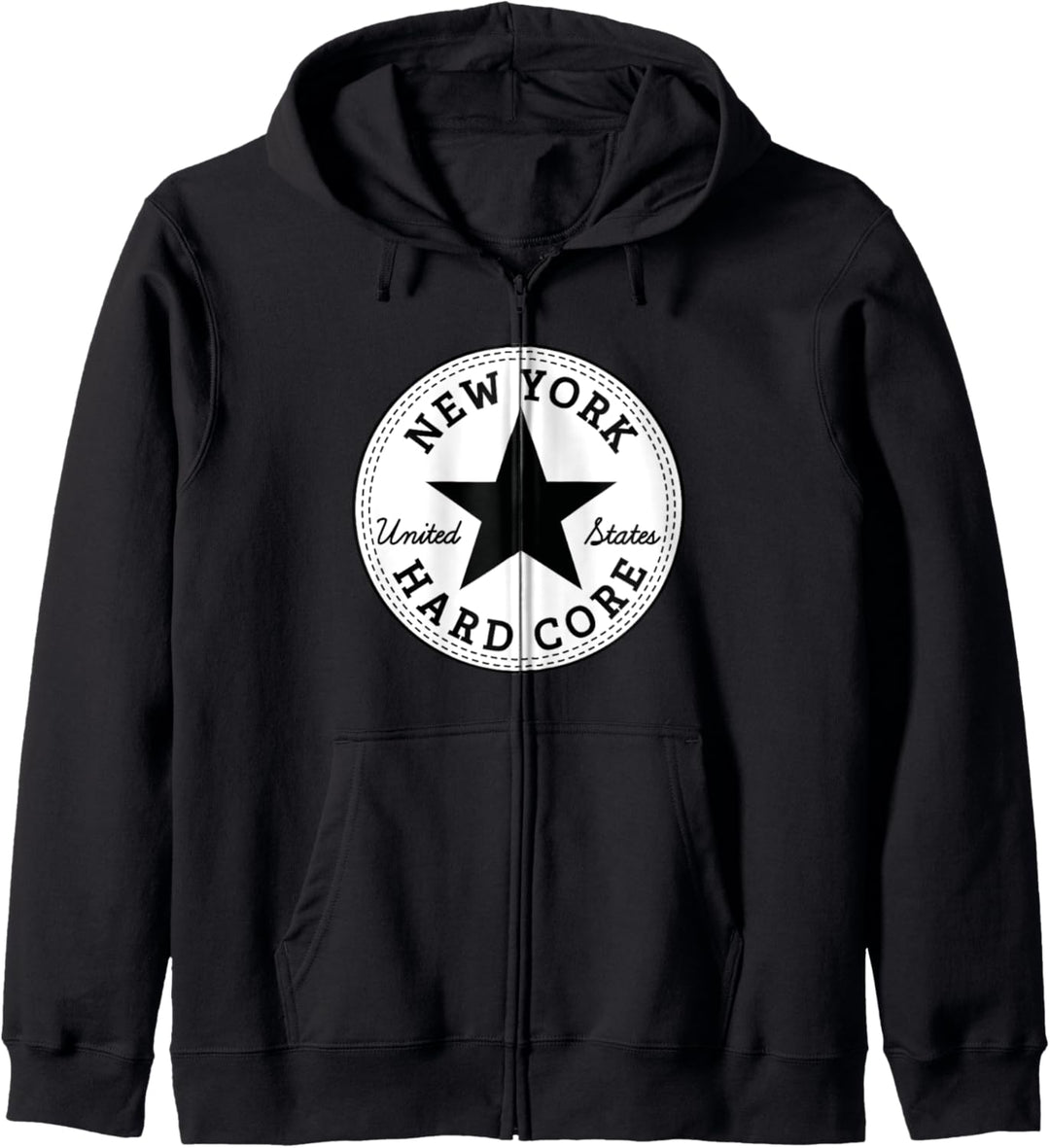 New York HARDCORE NYHC USA Straight Edge x vegane Streetwear Kapuzenjacke
