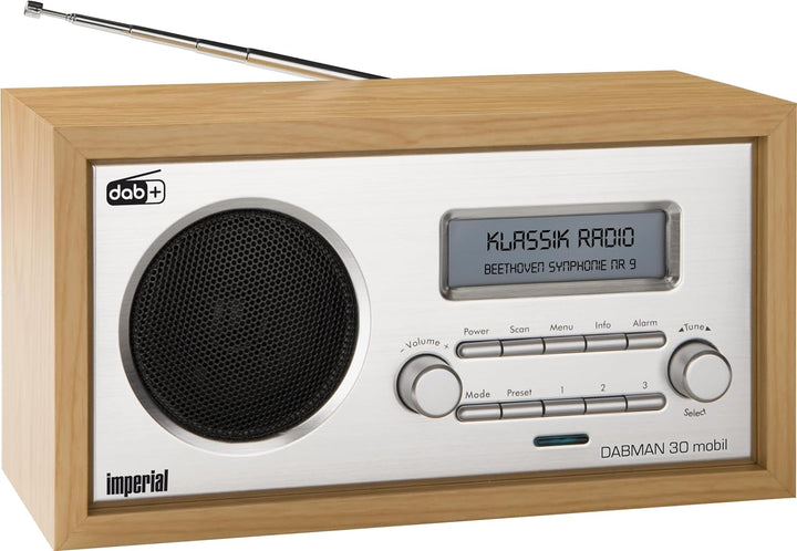IMPERIAL DABMAN 30 mobil – Tragbares DAB+ Digitalradio & UKW-Radio (Akku, Powerbank, Bluetooth 5.1,