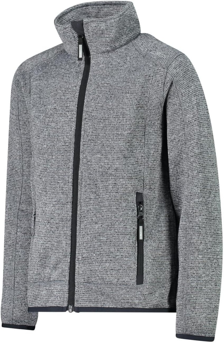 CMP Unisex Kinder Kinderjacke fleecejacke 98 Eis-Titan-Schwarz, 98 Eis-Titan-Schwarz
