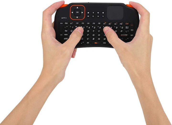 VBESTLIFE -Funktastatur mit Touchpad-Maus, Wiederaufladbare 2,4-GHz-Funktastatur mit 83 Tasten für P