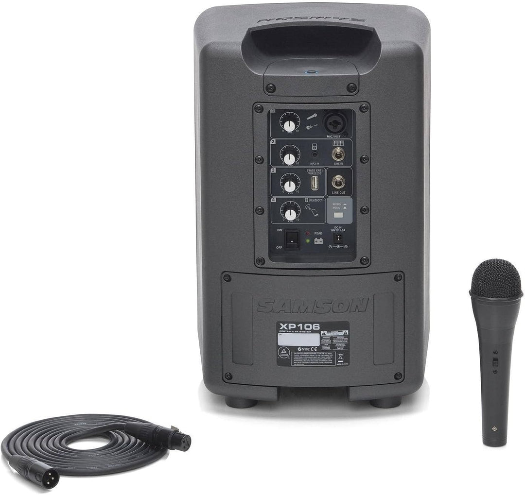 Samson Expedition XP106 - Wiederaufladbarer tragbare PA mit Bluetooth® SAXP106