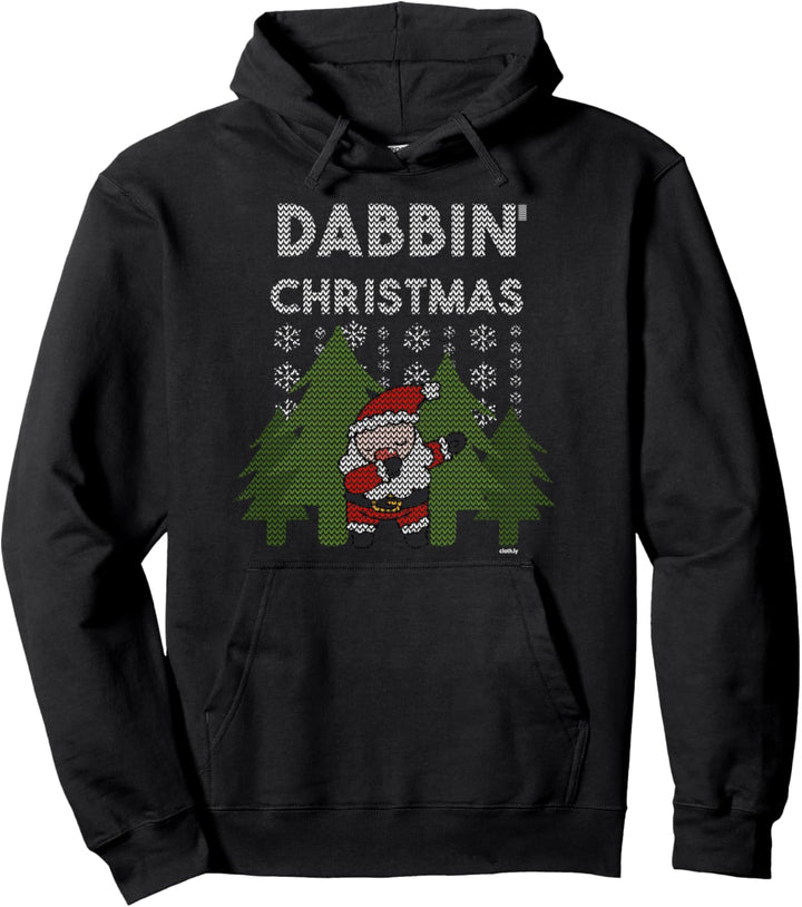 Ugly Dabbing Christmas Sweater Weihnachtsmann Santa Lustig Pullover Hoodie