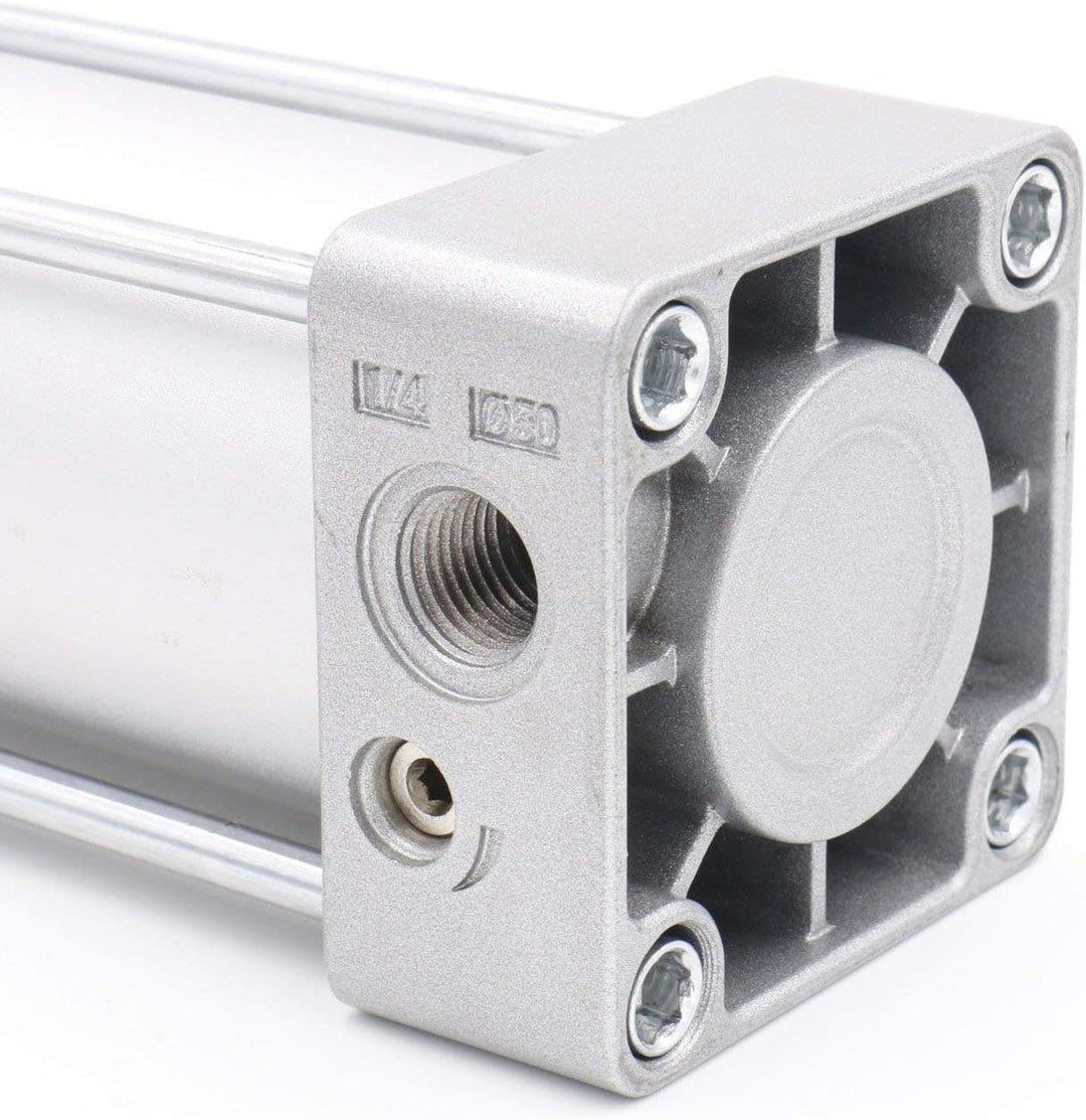 Heschen Pneumatischer Standard-Luftdruckzylinder, SC 50-150, PT1/4 Anschluss, 50mm Bohrung, 150mm Hu