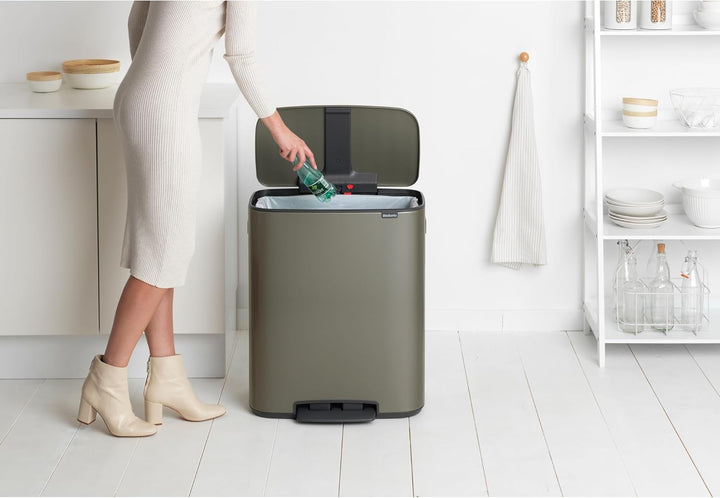 Brabantia Bo Treteimer, 60L 1 Inneneimer (60L) Platinum, 1 Inneneimer (60L) Platinum