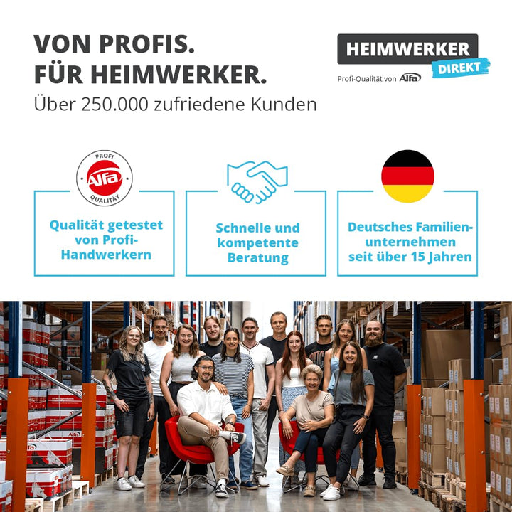 Alfa Trockenkleber Way Extra 50cm x 25m Profi-Qualität weichmacherbeständiger und wieder entfernbare