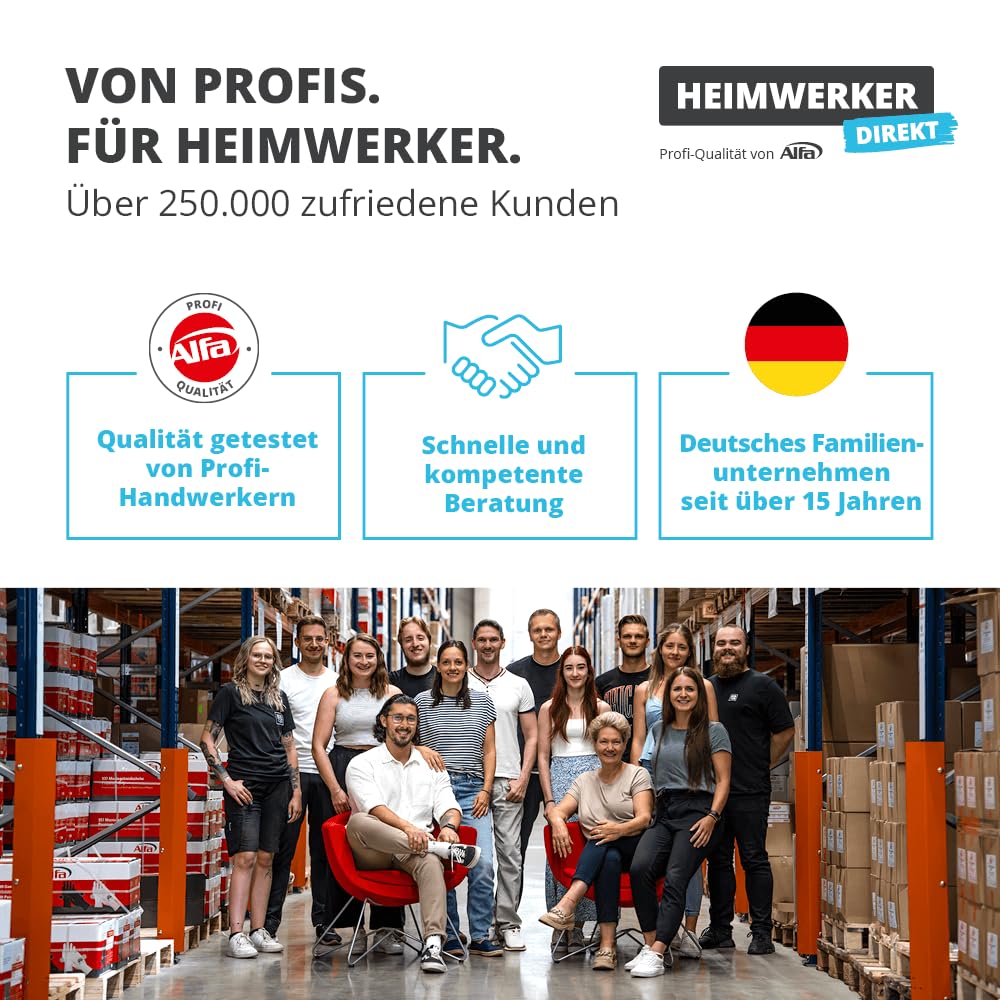 Alfa 2x Trockenkleber Way Extra 50cm x 25m Profi-Qualität weichmacherbeständiger und wieder entfernb