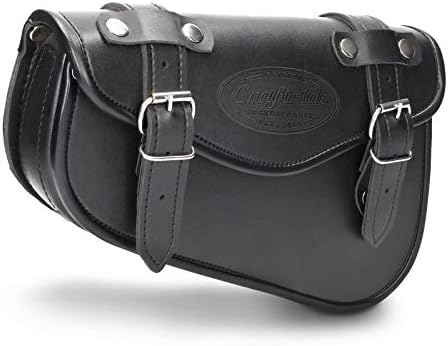BS-Motoparts Satteltasche für Chopper/Custombike Iron Arizona Schwarz rechts CB40724