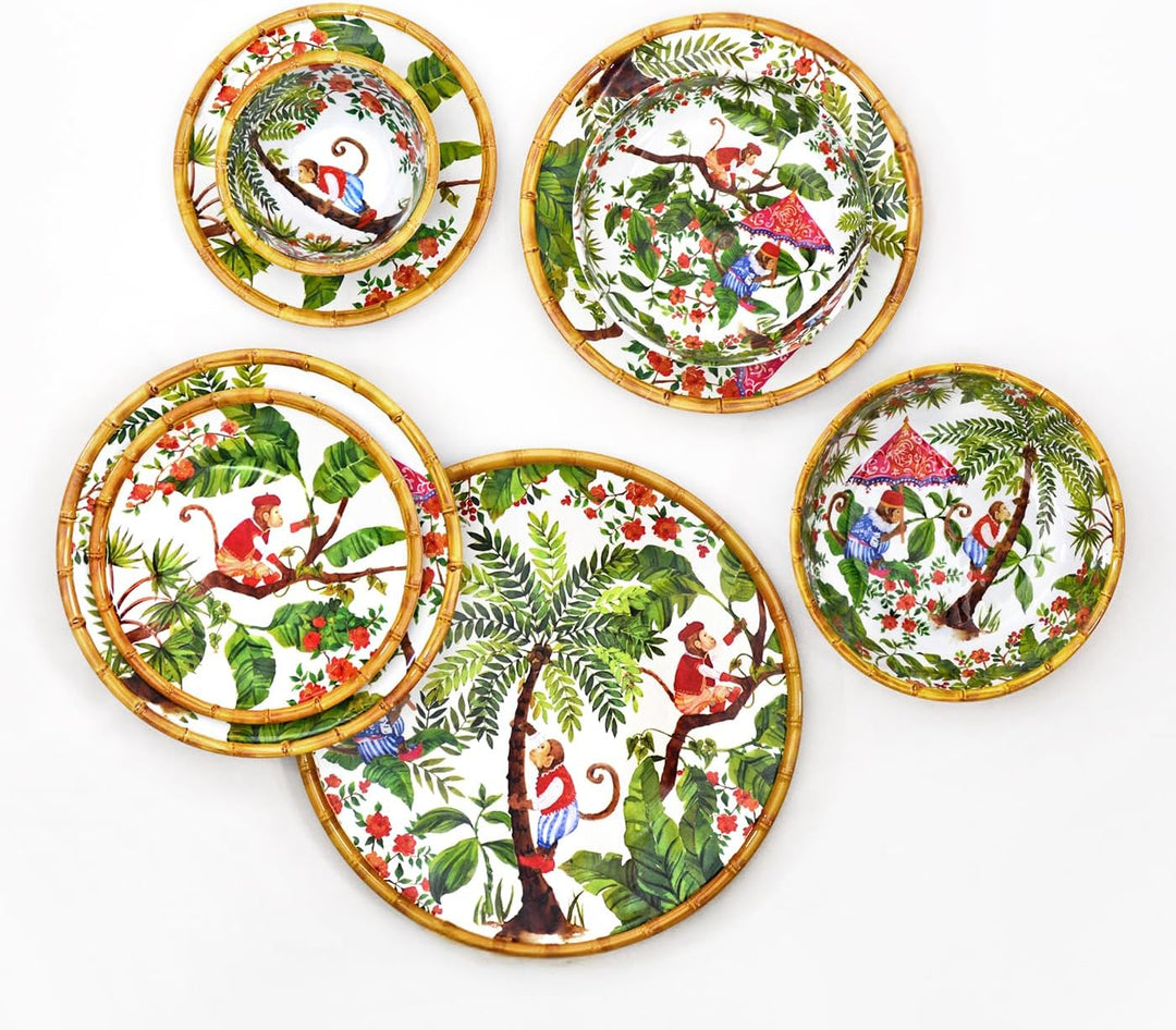 Les Jardins de la Comtesse – grosser Suppenteller ideal als Suppenteller oder Pastateller – Melamin