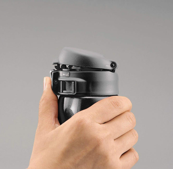 Zojirushi Reisebecher, Edelstahl, 480 ml, edelstahl, Schwarz, 6.7 x 6.7 x 23 cm 6.7 x 6.7 x 23 cm Sc