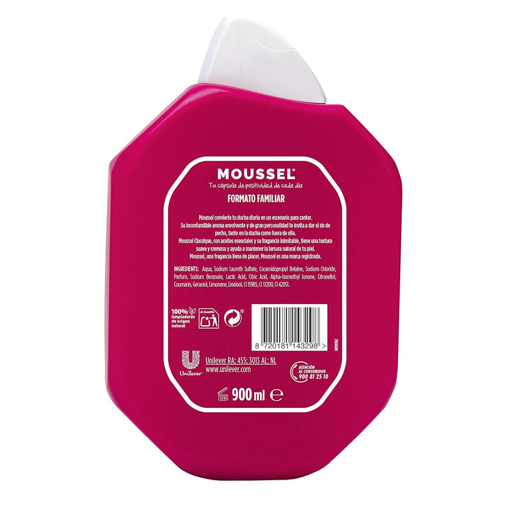 Moussel Classique Original Duschgel, Familienformat, 900 ml, 8 Stück Klassisch 900.00 ml (8er Pack),