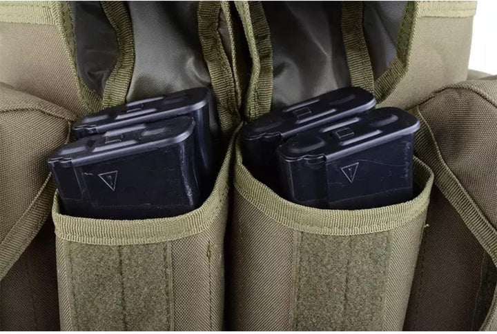 Gunfire Tactical Commando Chest Tactical Vest Universelle Grösse Olive, Universelle Grösse Olive