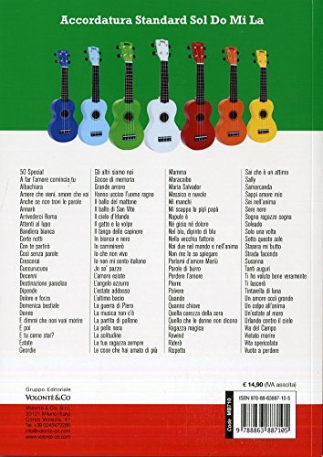 Aa.Vv Canzoniere Ukulele Italiano, Taschenbuch
