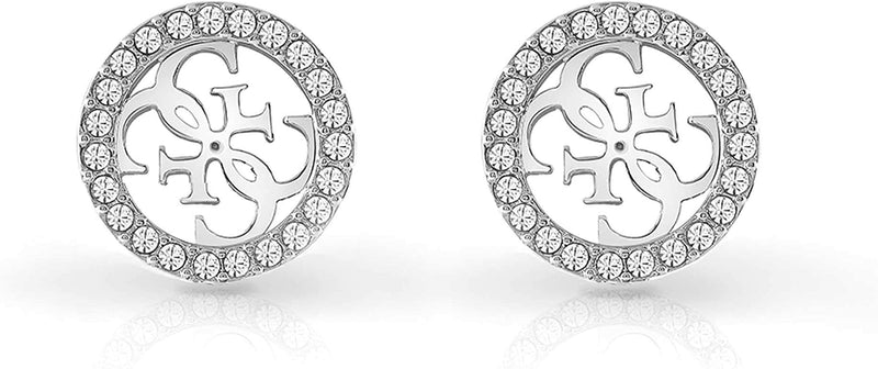 GUESS PAVE 4G LOGO STUDS (RH), silber(silver), Gr. N