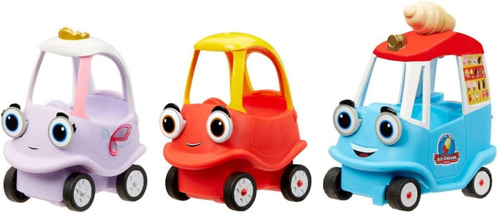 Little Tikes Let's Go Cozy Coupe - Niedliches Mini-Schiebe- und Spielfahrzeug - Für Autospass auf de