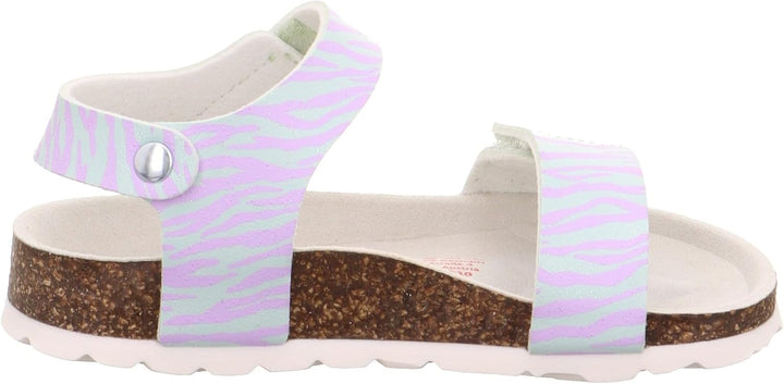 Superfit FUSSBETTPANTOFFEL Hausschuhe 1-000123 Mädchen 24 EU Hellgrün Rosa 7510, 24 EU Hellgrün Rosa
