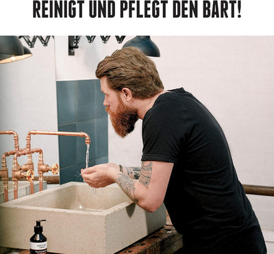 Brooklyn Soap Company Bartpflege Set - Das Vorteilsset für Männer · Bartshampoo & Bartöl mit Gin Ton