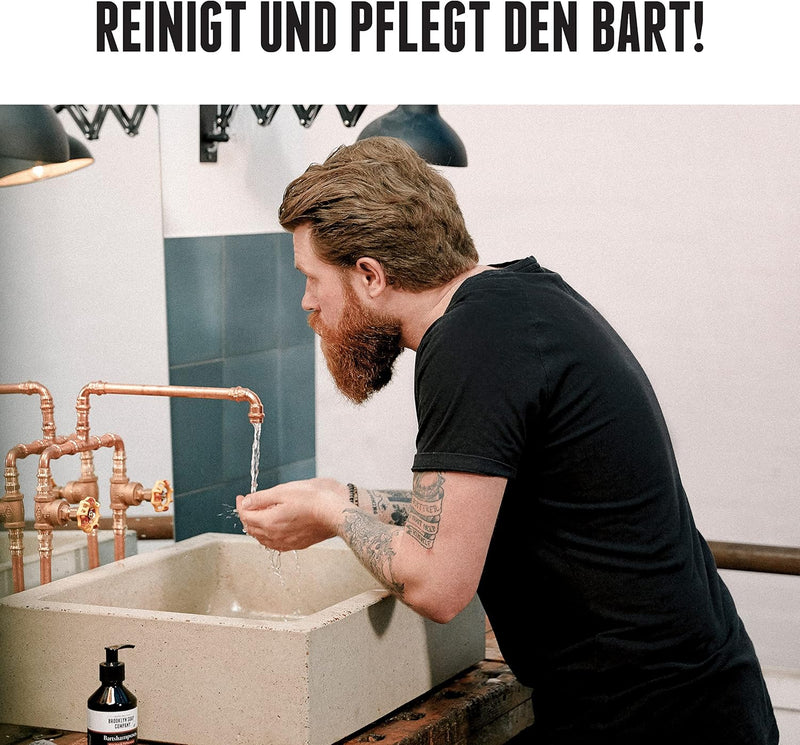 Brooklyn Soap Company Bartpflege Set - Das Vorteilsset für Männer · Bartshampoo & Bartöl mit Gin Ton