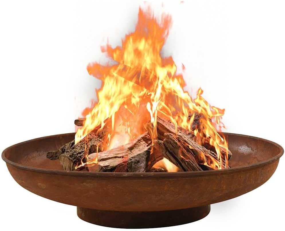 vidaXL Feuerschale Feuerstelle Garten Terrasse Kamin Feuer Lagerfeuer Gartenfeuer Terrassenfeuer Feu