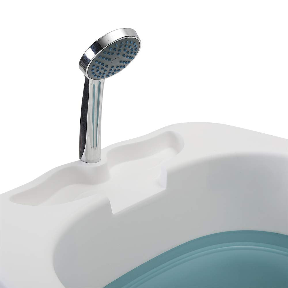 Vasca da Bagno Pieghevole per Bambini, Portatile Pieghevole Bagnetto per Neonato Supporto,Vasca Bagn