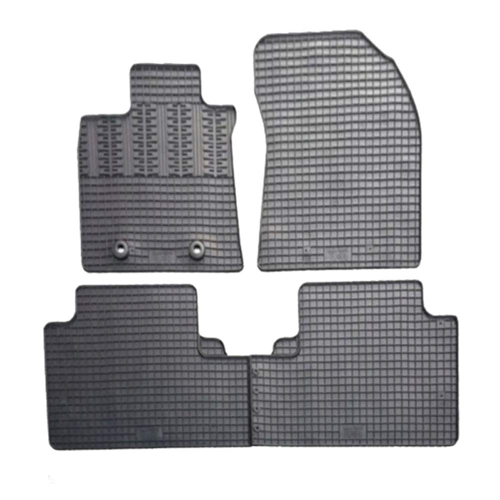 AUTO-STYLE Satz Gummimatten kompatibel mit Toyota Avensis Limousine/Kombi 2009-2015 (4-teilig + Mont