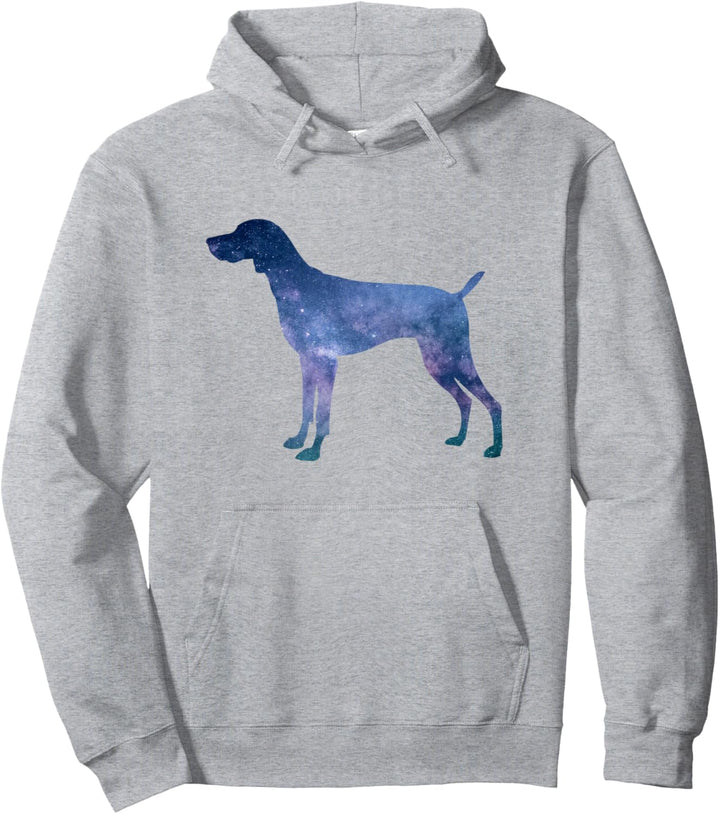 Deutsch Kurzhaar Hund Natur Silhoutte Galaxy Pullover Hoodie