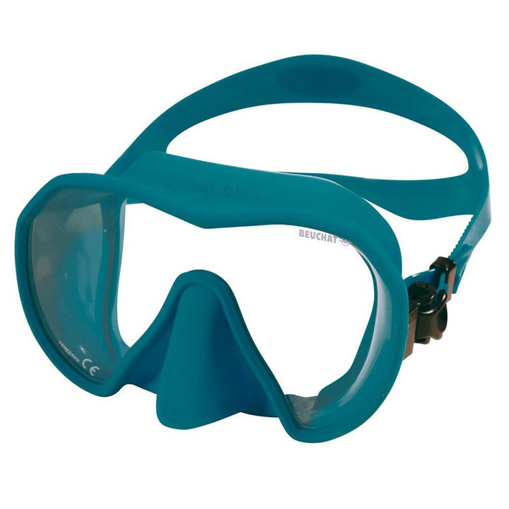 BEUCHAT Unisex-Adult Maxlux S Diving Mask, Blau Atoll