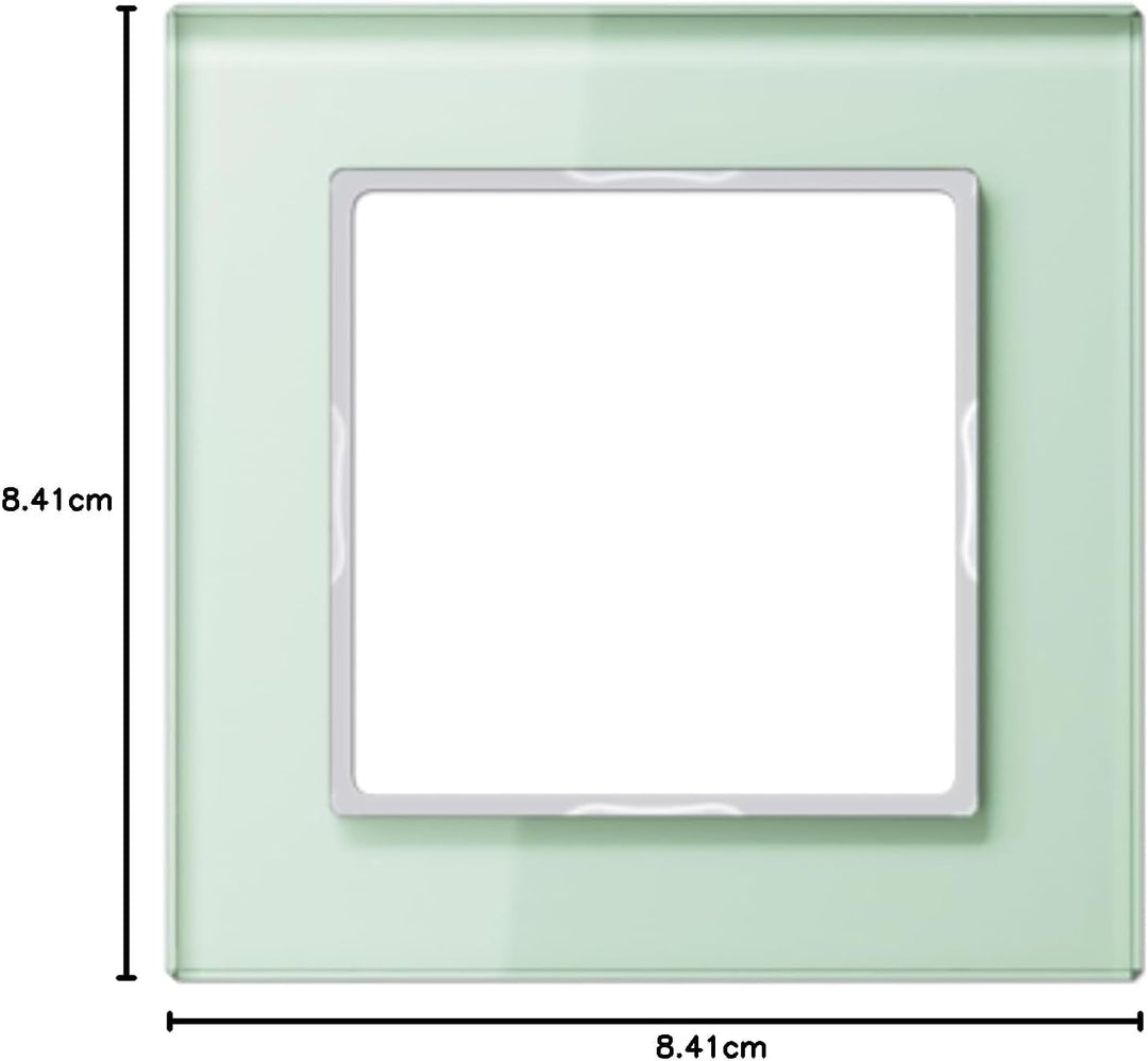 Jung AC 581 GL WMT AC581GLWMT Rahmen Glas 1fach Serie A Creation mattweiss