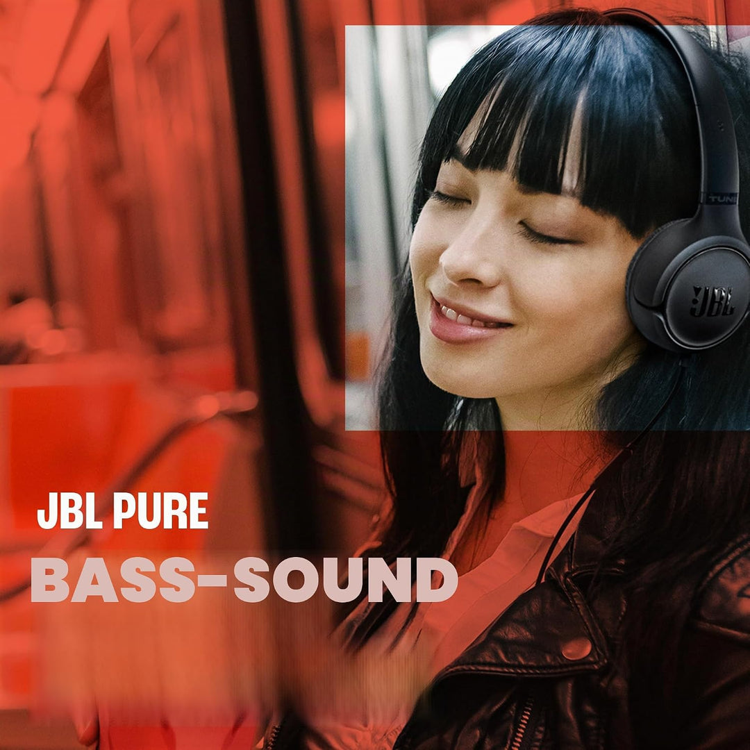 JBL Tune 530 Comfort-Fit Wired On Ear Kopfhörer mit Mikrofon, JBL Reiner Bass-Sound, EQ-Voreinstellu