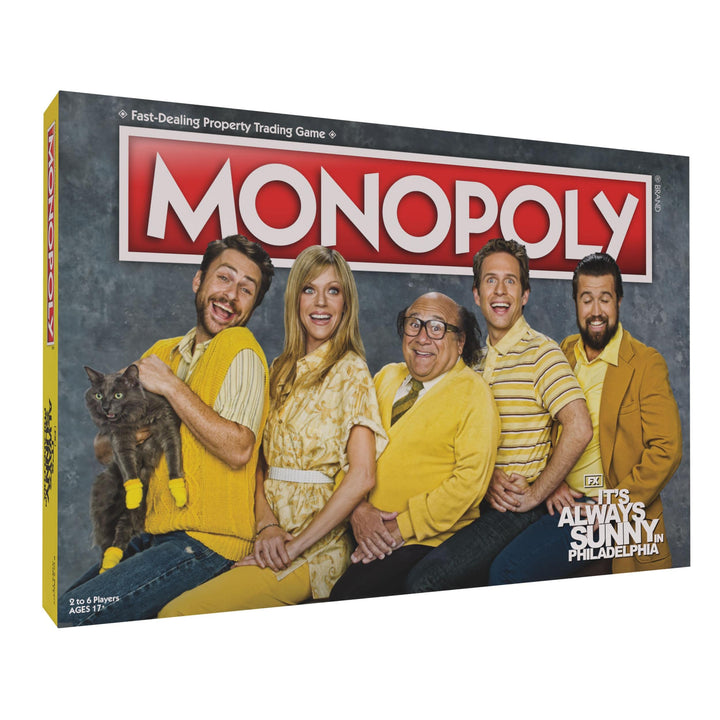 Monopoly It's Always Sunny in Philadelphia | Offiziell lizenziertes Monopoly-Brettspiel | Preisgekrö