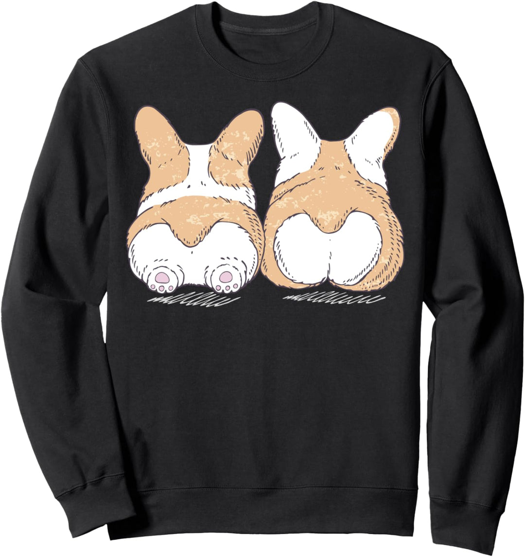 Trendy Corgi Butts Animal Sweatshirt