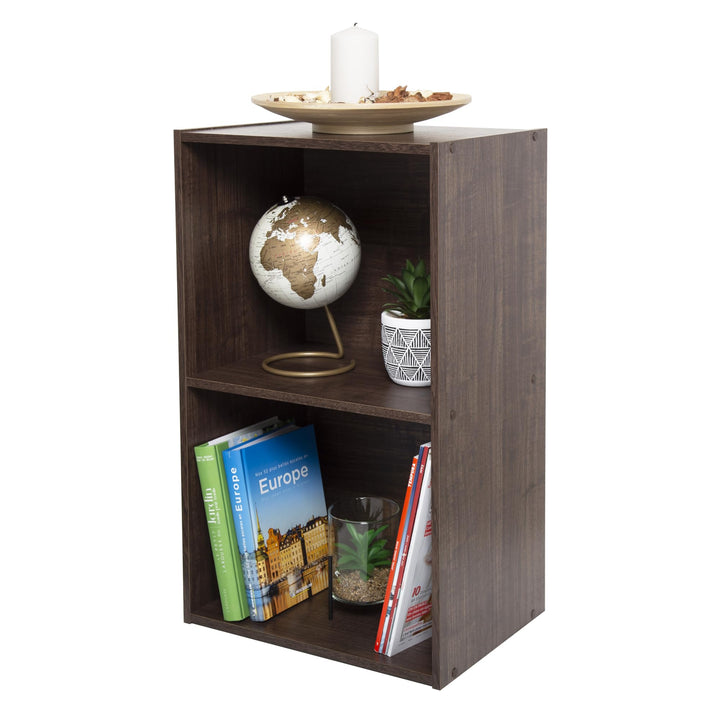 Iris Ohyama, Möbel, 2 Regalböden Aufbewahrung Büro, Bibliothek, Stabil, Grosse Kapazität, Multifunkt