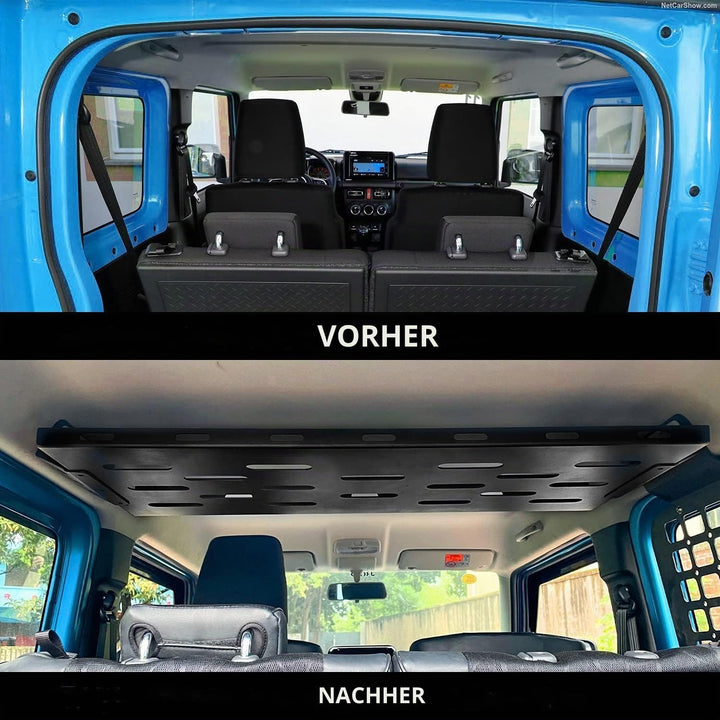 Archaic Aufbewahrungsregal für Suzuki Jimny JB64 JB74 Sierra 2018–2024, Gepäckregal, Hängeaufbewahru