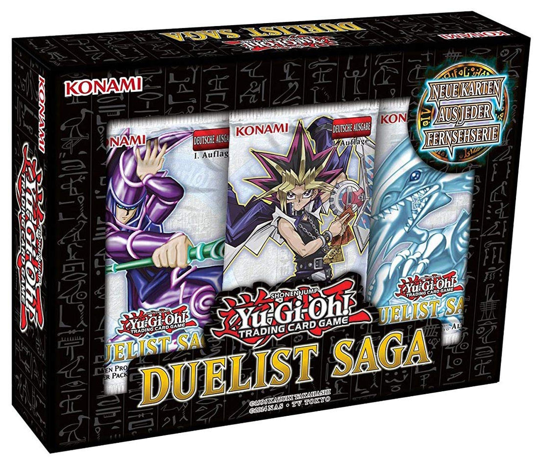 Yu-Gi-Oh! Duelist Saga Box mit 3 Booster -