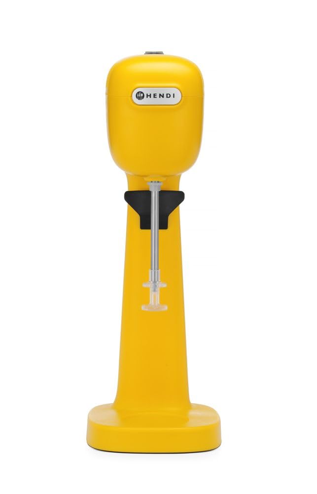 HENDI Getränkemixer, inkl. 2 Mischbecher, 4 Rührwerken, für Milchshakes, Freddo Cappuccino, Frappés,