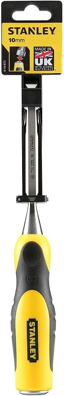 Stanley Dynagrip Stechbeitel, 14mm Eisenlänge, Karbonstahl, Chrom-Stahl-Legierung, Schlagkappe aus S