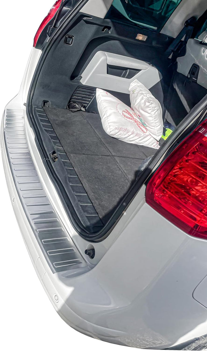 RECAMBO Ladekantenschutz Edelstahl kompatibel für Peugeot 5008 I | BJ 2009-2017 - matt gebürstet mit