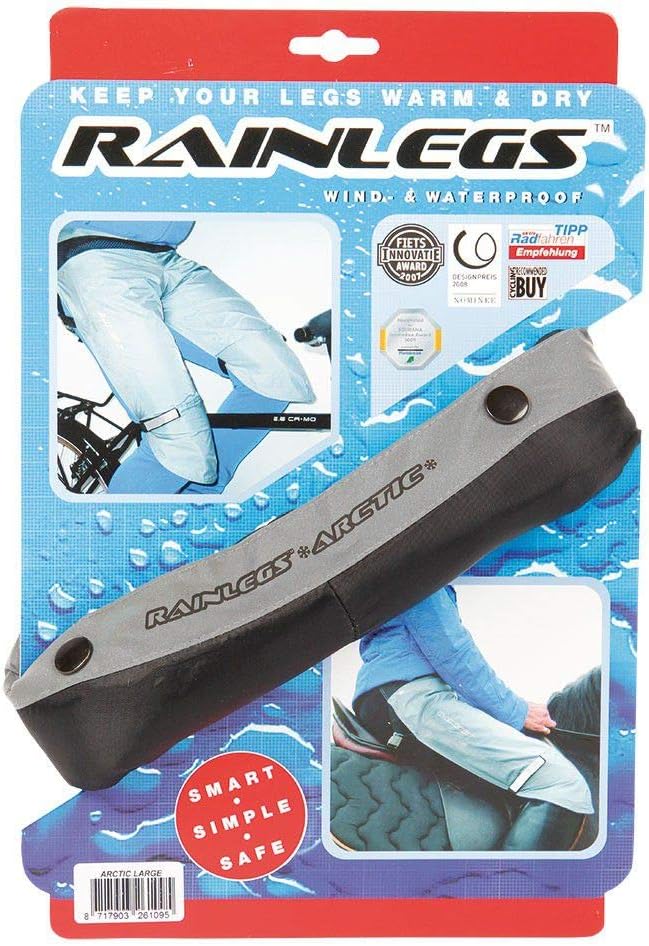 Rainlegs Unisex Raintrousers Arctic Reflective 38W Extra Tall Arctic, 38W Extra Tall Arctic