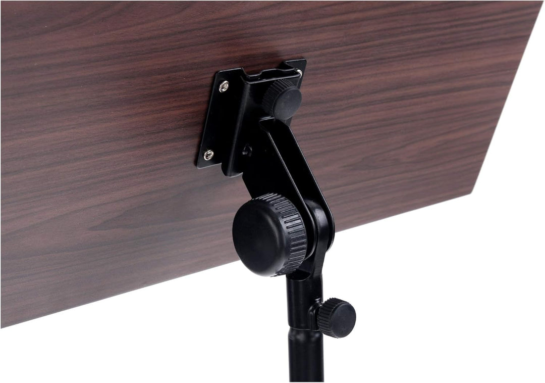 Classic Cantabile Orchesterpult Rosenholz - Robustes Stativ mit grosser Notenablage - Edle Optik in
