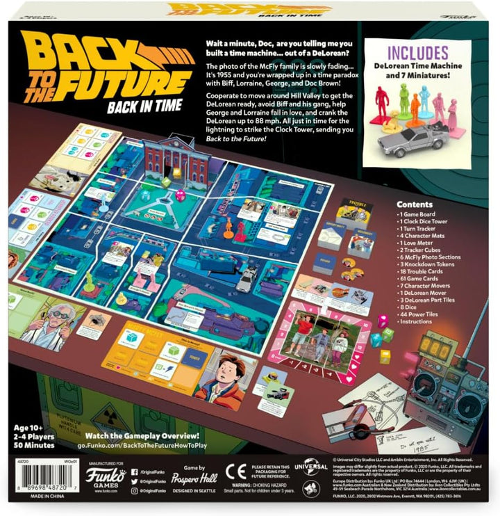 Funko 48720 Board Games 48720 Signature Back to The Future Games, Multicolour Einheitsgrösse, Einhei