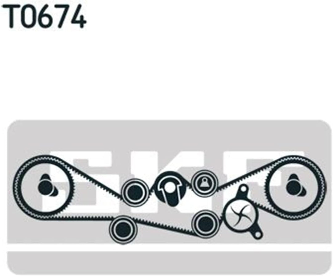 SKF VKMC 98109 Spannrollensatz inkl. Wasserpumpe