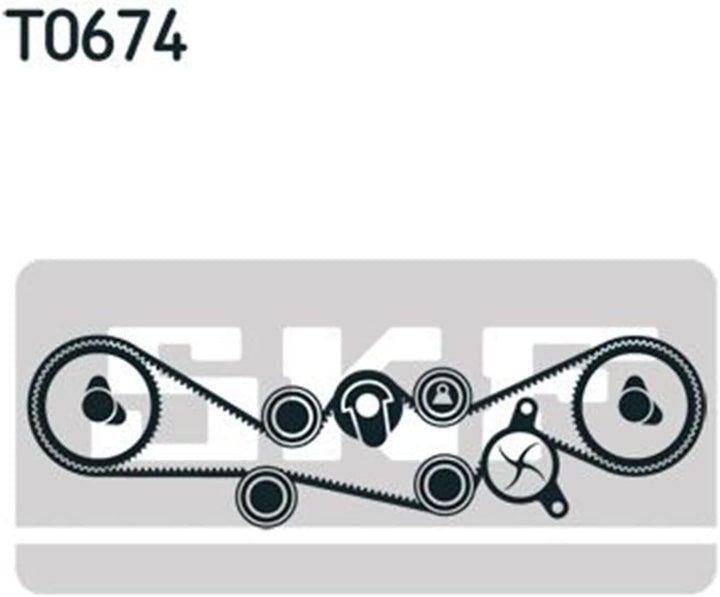 SKF VKMC 98109 Spannrollensatz inkl. Wasserpumpe